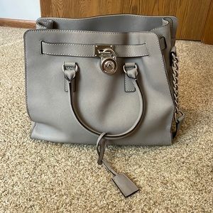 Michael Kors Gray Large Tote